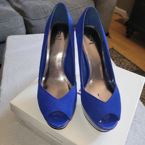 BAKERS Shoes Style Eryn Blue Platform Pumps - Picture 3 of 12
